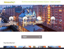 Tablet Screenshot of buerosuche.de